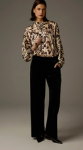Load image into Gallery viewer, More and More Black Velvet Trousers