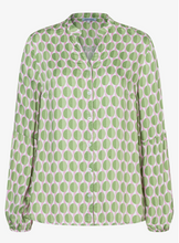 Load image into Gallery viewer, More & More Green/Pink Blouse