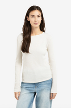 Load image into Gallery viewer, YaYa Ribbed White Top