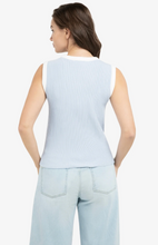 Load image into Gallery viewer, Yaya Blue Rib Vest