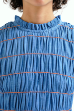 Load image into Gallery viewer, Clara Blue Mini Dress