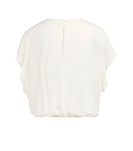 Load image into Gallery viewer, Yaya Flowy Top in Ivory White