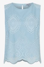 Load image into Gallery viewer, More & More Blue Embroidered Blouse