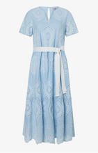 Load image into Gallery viewer, More & More Blue Embroidered Dress