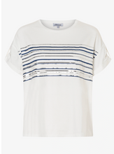 Load image into Gallery viewer, More & More Navy Stripe Tee