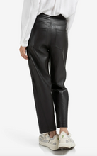 Load image into Gallery viewer, Yasmine Chocolate Faux leather trousers
