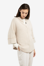 Load image into Gallery viewer, YaYa Chunky Knit Zip Poncho