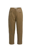 Load image into Gallery viewer, Faux leather carrot fit trousers - Type: product