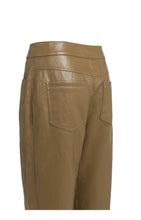 Load image into Gallery viewer, Faux leather carrot fit trousers