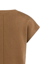 Load image into Gallery viewer, Jacquard knit top with cap sleeves
