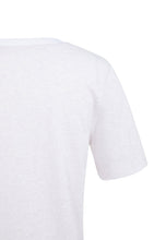Load image into Gallery viewer, Melange T-shirt with contrasting ribbed trim