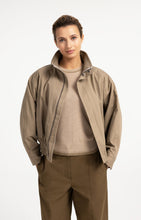 Load image into Gallery viewer, Oversized jacket with stand collar