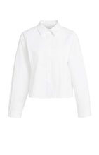 Load image into Gallery viewer, Poplin blouse with adjustable waist and long sleeves - Type: product