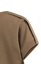 Load image into Gallery viewer, Sleeveless sweatshirt with pleated shoulder detail