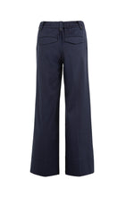 Load image into Gallery viewer, Trousers with pleats, wide legs and drawcord at the waist