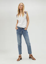Load image into Gallery viewer, Maggie Sequin White Top
