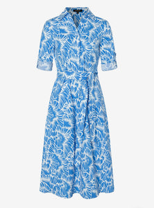 More and More Blue Print Dress