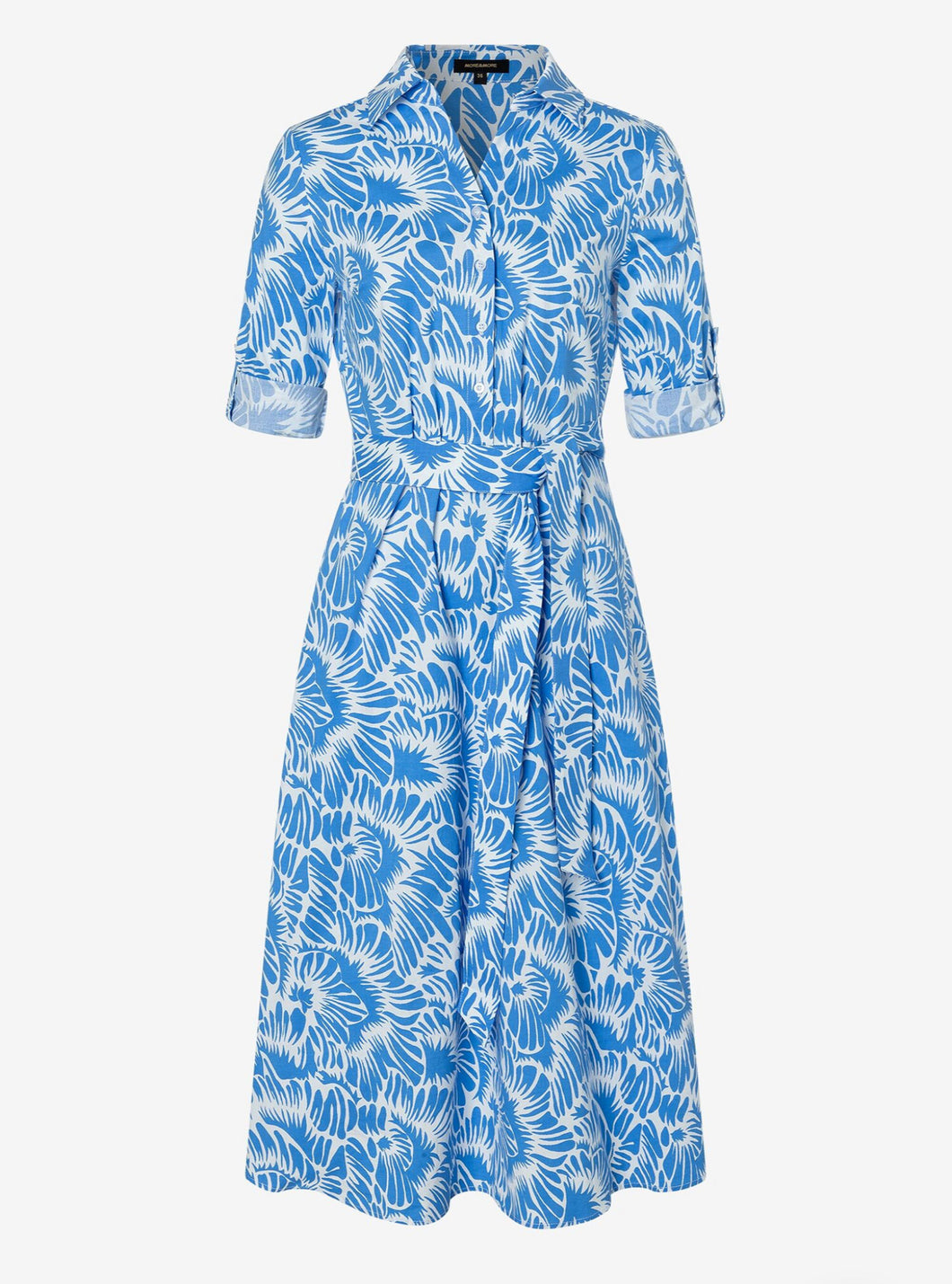 More and More Blue Print Dress