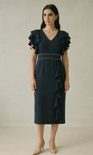 Load image into Gallery viewer, Lizabella Navy Dress 2185
