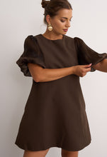 Load image into Gallery viewer, Carrie Chocolate Mini Dress
