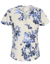 Load image into Gallery viewer, Part Two Gesinas T-Shirt in Blue Shadow Flower
