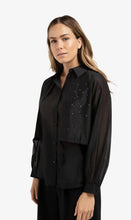 Load image into Gallery viewer, Yasmine Layered Blouse with embellishments
