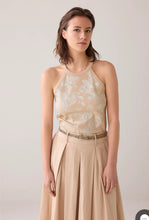 Load image into Gallery viewer, Selena Halter Rib Top Printed
