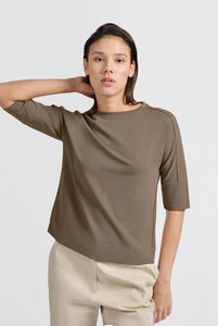 Yasmine Carribo Brown Tee