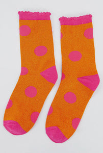 Sock Talk Pink & Orange Socks