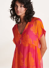 Load image into Gallery viewer, Faye Printed Orange Dress

