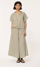 Load image into Gallery viewer, Humility Khaki Stripe Blouse
