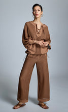 Load image into Gallery viewer, Allegra Tan Mesh Top
