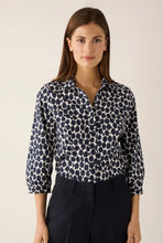 Load image into Gallery viewer, More &amp; More Navy/White Blouse
