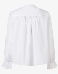 More and More White V Neck Top
