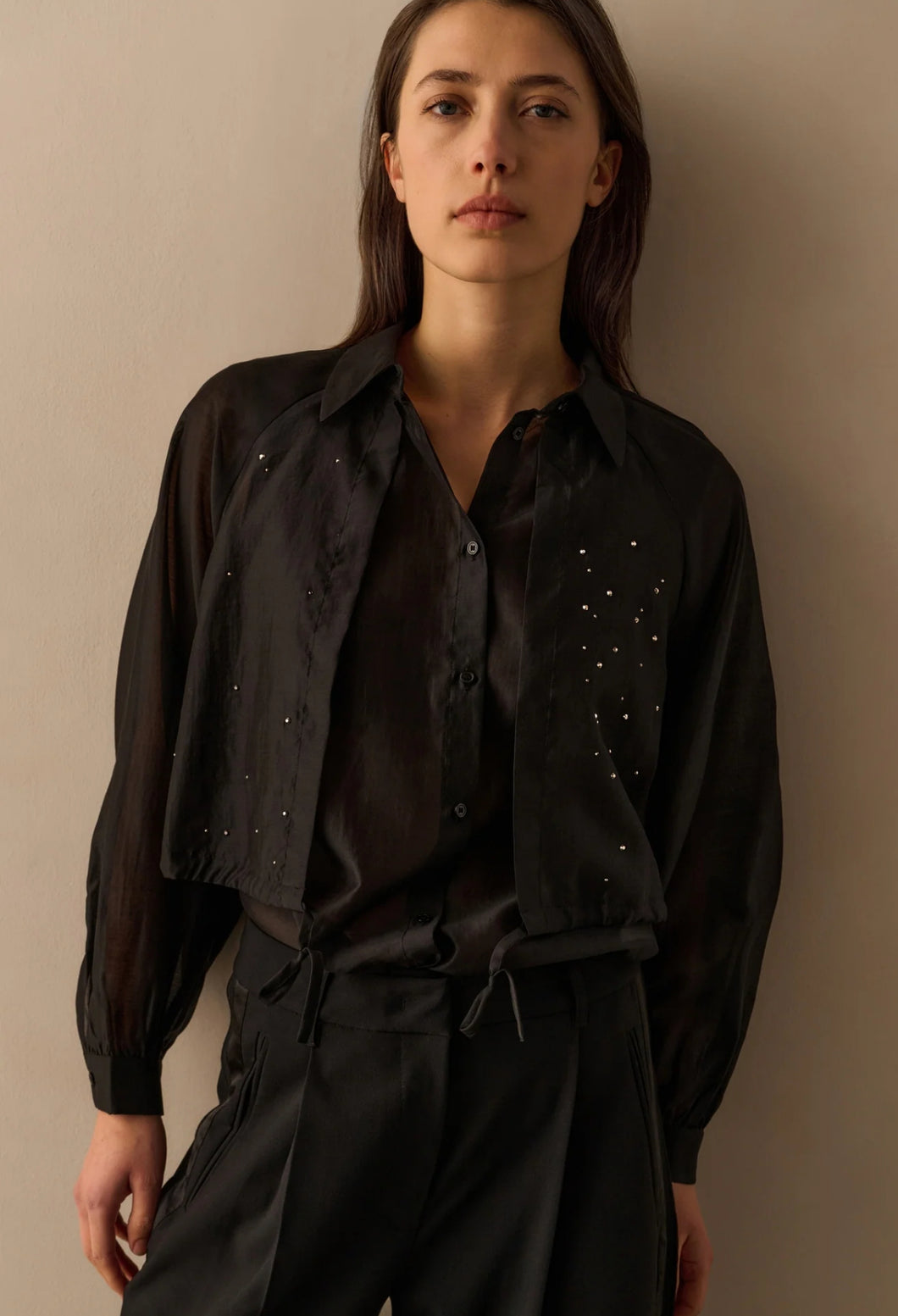 Yasmine Layered Blouse with embellishments