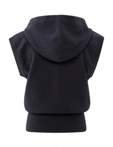 Yasmine Inkwell Sleeveless Hoodie