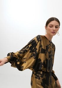 Maggie Black Gold Dress