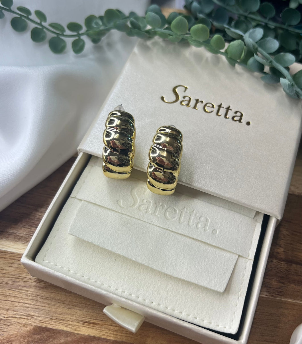Sophia Gold Chunky Hoops