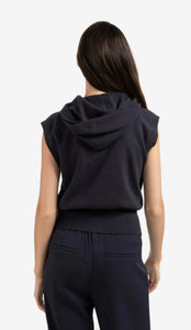 Yasmine Inkwell Sleeveless Hoodie