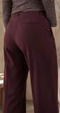 Load image into Gallery viewer, Para Mi Mira Twill Trouser in Burgundy Red

