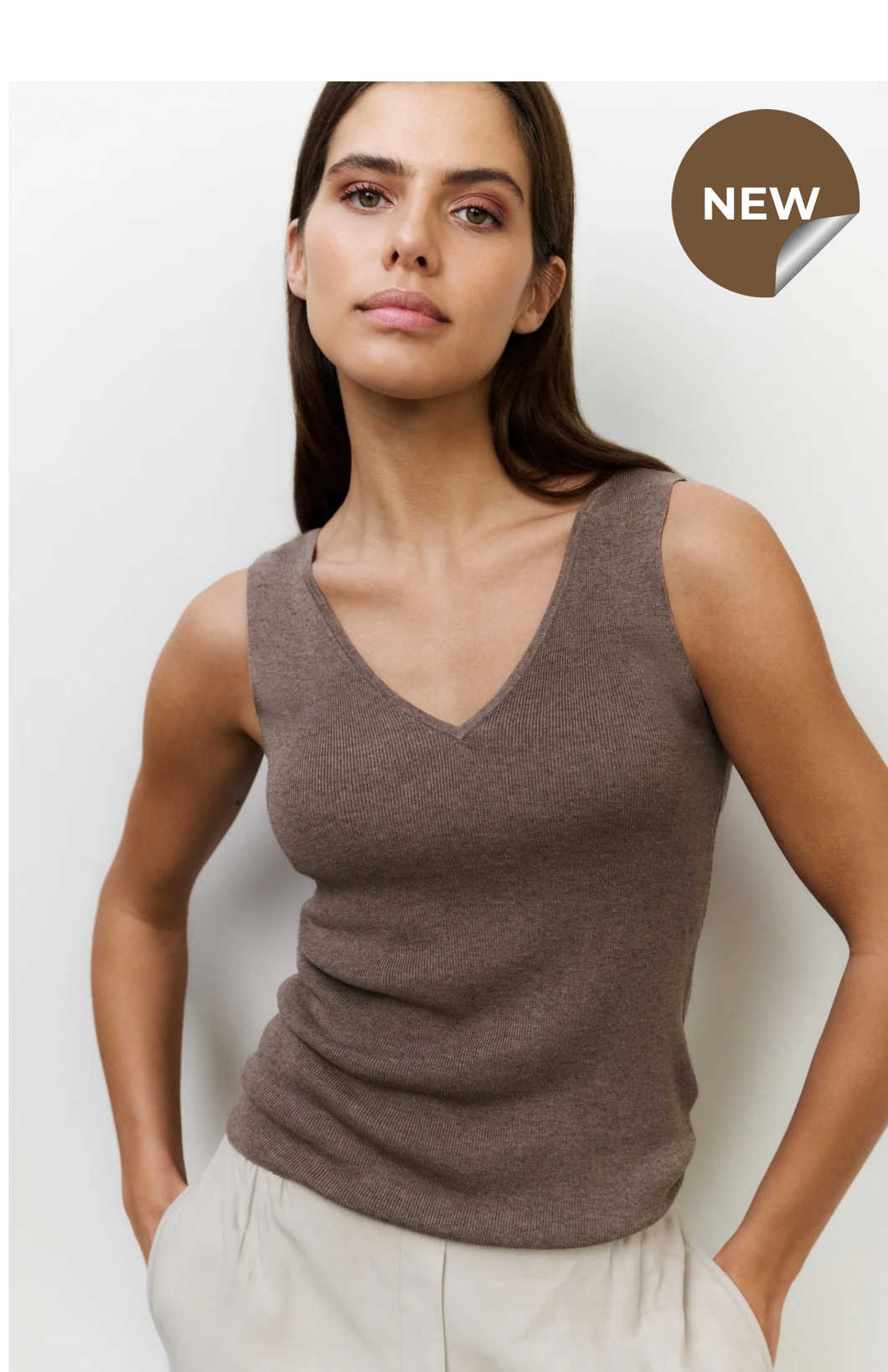 Yasmine Fine Rib Tank