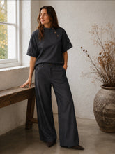 Load image into Gallery viewer, Aimee Charcoal Tencil Trousers
