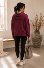 Load image into Gallery viewer, Nora Hoodie in Purple/Burgandy
