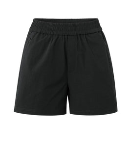 Yasmine Washed Black Shorts