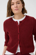 Load image into Gallery viewer, Part Two Gigia Linen Blend Cardigan in Burgandy *NEW*
