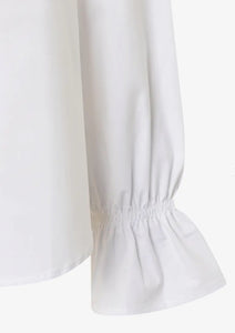 More and More White V Neck Top