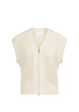 Load image into Gallery viewer, Yaya Sleeveless Mesh Cardi

