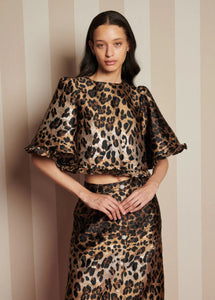 SJ Leopard Top