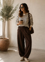 Load image into Gallery viewer, Mary Chocolate Barrel Jean
