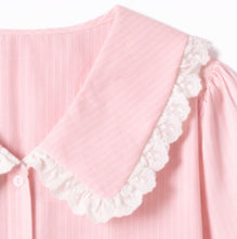 Load image into Gallery viewer, Quinn Frill Collar Shirt  Pink
